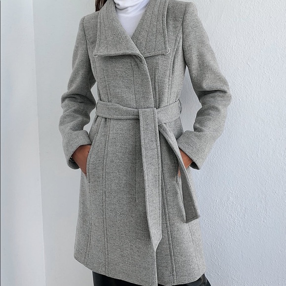 Aritzia Babaton Connor Wool/Cashmere Coat XS grey - Picture 1 of 6